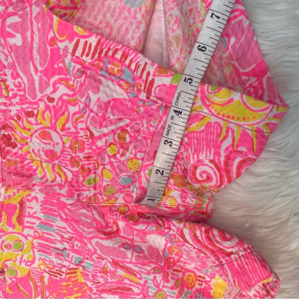 Lilly Pulitzer Callahan Jacquard Shorts Size 0 More Kinks In‎ The Keys Pink Pout - Picture 3 of 10